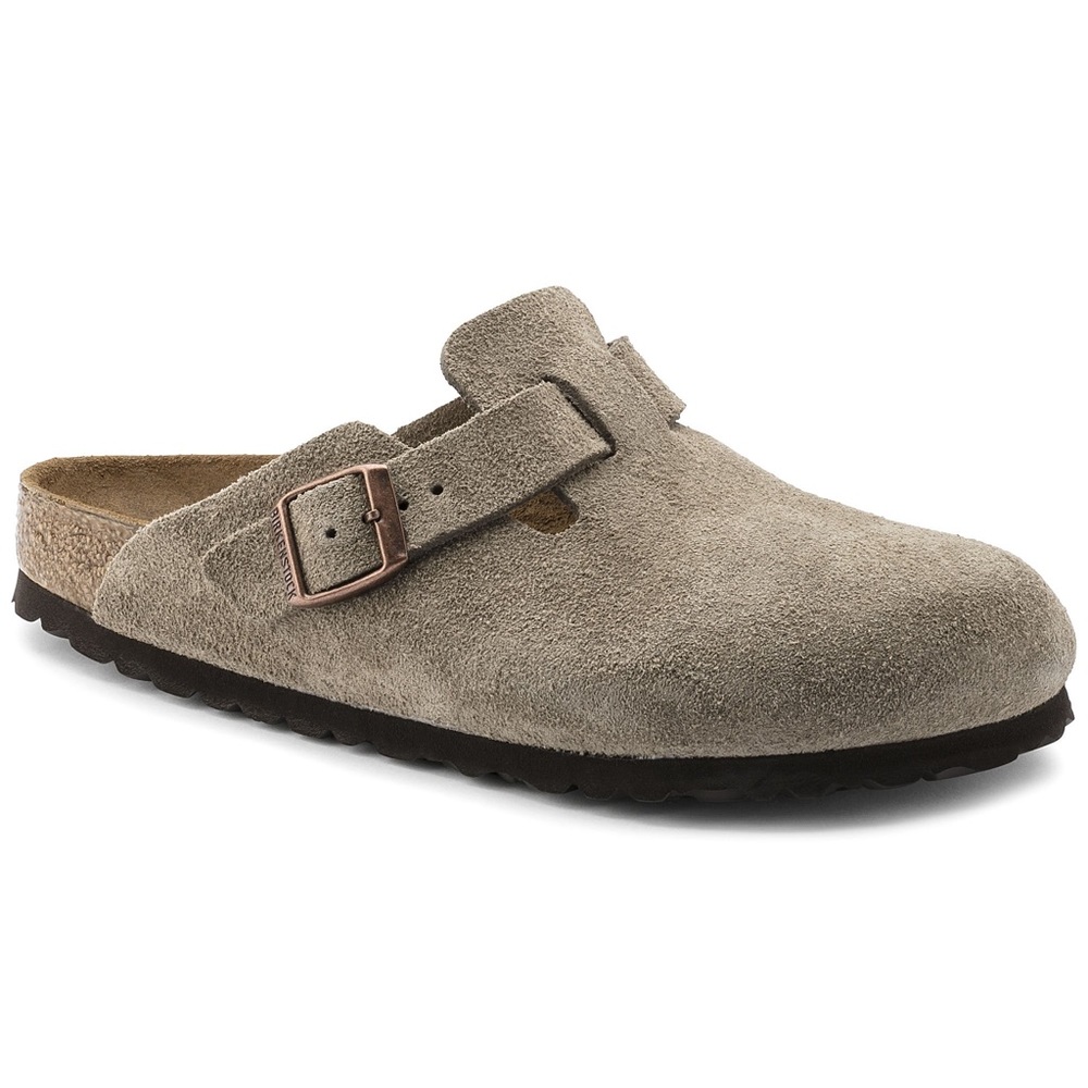 Boston Taupe Birkenstock Clog- NWOT